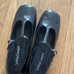 Jeffrey Campbell Black T-strap Mary Jane’s